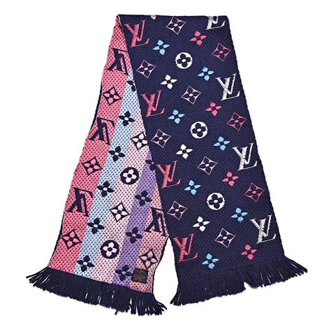 Louis Vuitton Rainbow Logomania Wool Scarf 